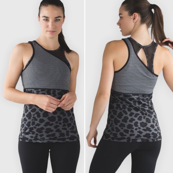 NWOT | Lululemon Camo Two In One Mesh Up Tank - Picture 1 of 14
